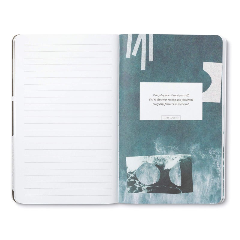 Compendium Softcover Journal - To exist is to changeâ€¦ to go on creating oneself endlessly. â€“ A Write Now Journal with 128 Lined Pages, 5â€³W x 8â€³H - Image 4